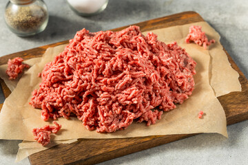 Organic Grass Fed Raw Chuck Ground Beef