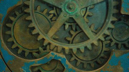 Gears industrial wallpaper
