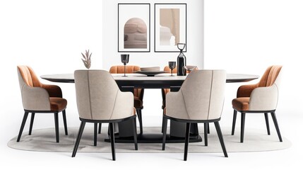 dining table and chairs in kitchens and living rooms