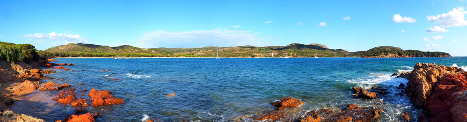 Rondinara Bay, in the Bouches de Bonifacio nature reserve in Corsica, is considered one of the most...