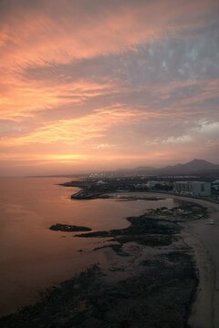 sunset at the beach