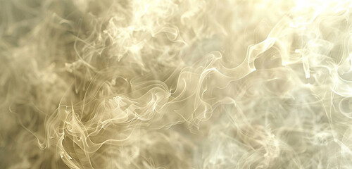 Obraz premium Ethereal and dreamlike ivory smoke floating delicately.