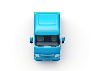 blue truck 3d, lorry design icon