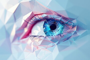 Insight Aggregation: Low Poly Eye of Analysis