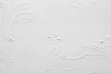 White Crumpled Paper Poster Texture Background