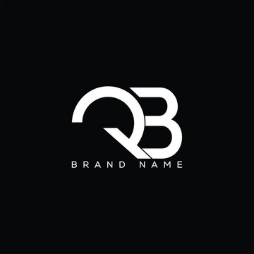 QB letter logo design. QB business and real estate monogram logo vector template.