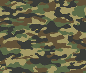 Fototapeta premium modern camouflage military pattern, vector illustration for textiles, fashion print