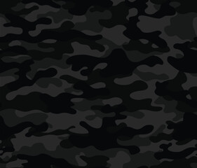 
black camouflage background, dark pattern, street print