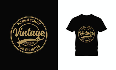 VINTAGE TYPOGRAPHY T-SHIRT DESIGN

