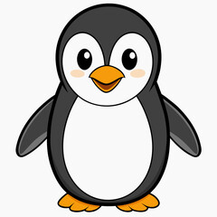 cute penguin vector illustration 