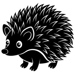 Hedgehog vector silhouette