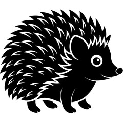 Hedgehog vector silhouette