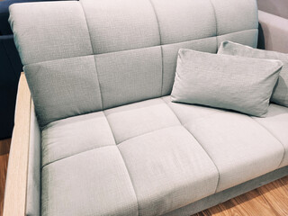 sofa and pillows