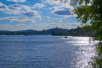 The symbol of Nizhny Tagil is the tower on Fox Mountain. Sverdlovsk region. Russia.
