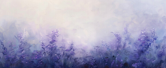 Layers of lavender and periwinkle blending softly, like the delicate strokes of a painter's brush on a tranquil morning.