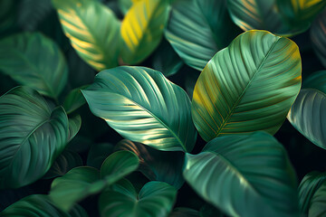 close up of leaves