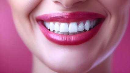Obraz premium Dental consultation and treatment for a perfect smile. Concept Dental consultation, Treatment options, Smile makeovers, Oral health tips, Cosmetic dentistry