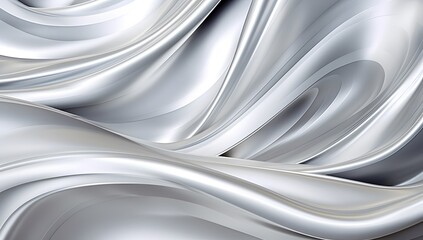 Background with metallic shine wavy stainless steel
