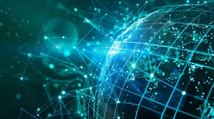 Obraz premium Sustainable Energy Production with Advanced Algorithms