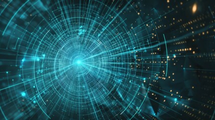 Obraz premium Sustainable Energy Production with Advanced Algorithms