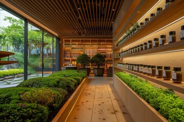 Experience the serenity of an organic tea garden