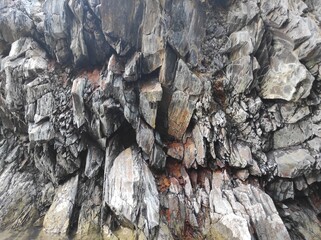 Geodesy texture photo. Texture of natural rocks of earth and stone. design blank