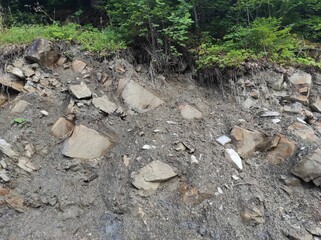 Geodesy texture photo. Texture of natural rocks of earth and stone. design blank