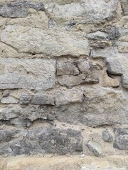 Fototapeta premium Photo of the old castle wall. Old wall texture
