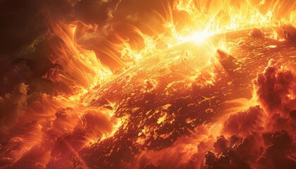 The surface of the sun is a roiling inferno.