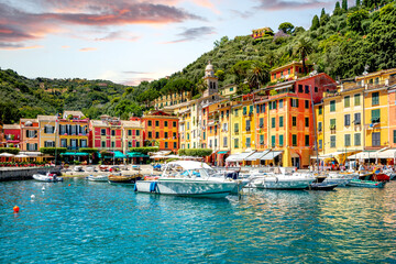 Obraz premium Blick auf Portofino, Italien 