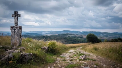 French relic on El Camino de Santiago