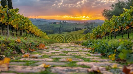 Cycling through picturesque vineyards in Tuscany, leisure and lifestyle travel, YouTube thumbnail