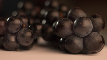 grapes in close-up, grape texture