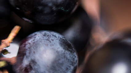 grapes in close-up, grape texture