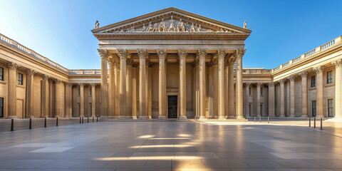 Obraz premium British Museum London UK During the day Under the _008