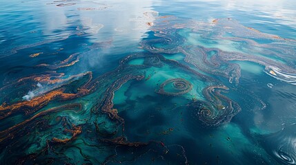 Oceana in Peril: Oil Spill Ravages the Pristine Waters, Highlighting Environmental Damage