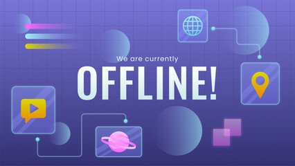 Gradient geometric metaverse twitch background