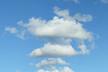 Group of Clouds Floating in the Sky