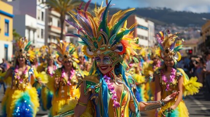 Carnival in Tenerife.
