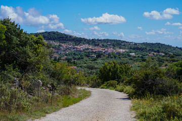 beautiful panorama of Zakynthos near Keri village
