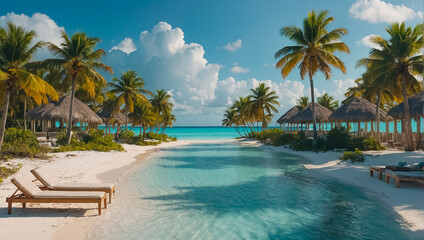 Fototapeta premium Harbor Island Bahamas luxury