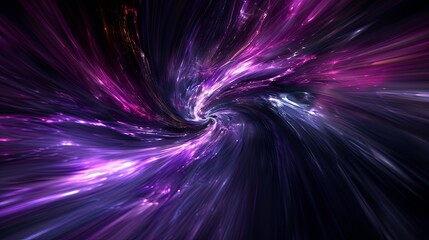 Fototapeta premium A purple spiral galaxy with a purple background