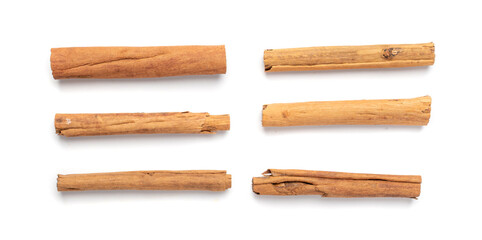 Ceylon Cinnamon Isolated, Cinnamomum Verum Bark, Zeylanicum, Real Original Cinnamon Sticks