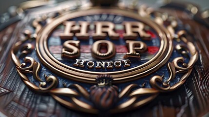 Obraz premium barber shop logo hyper realistic 