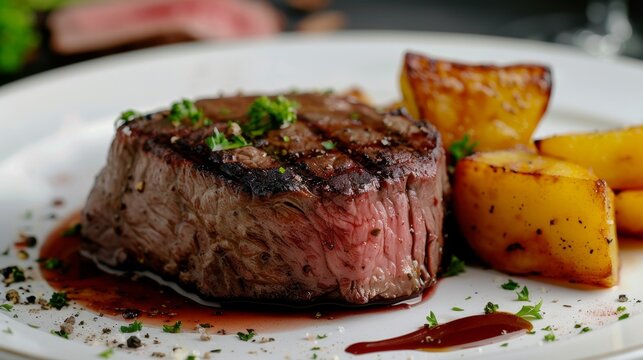 The dish of the Vatican cuisine Tournedo is fried beef fillet.

