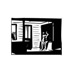 Drawing and sketch icon