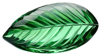 PNG Green leaf gemstone jewelry emerald.