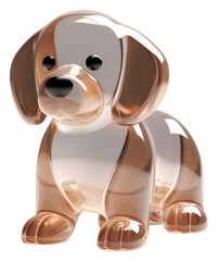 PNG  Dog icon figurine animal mammal.