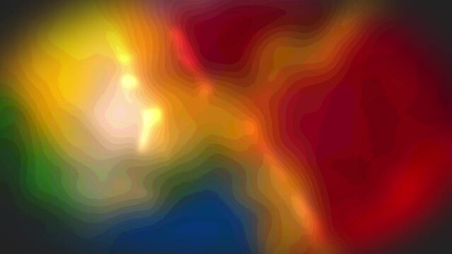 Abstract gradient texture background. Posterized moving colors from digital manipulation on a color photograph.  30 seconds of blurs and color flashes.