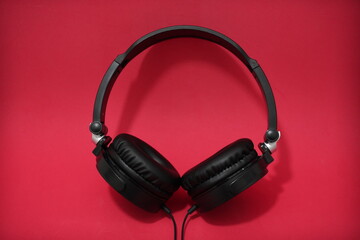 headphones on white background